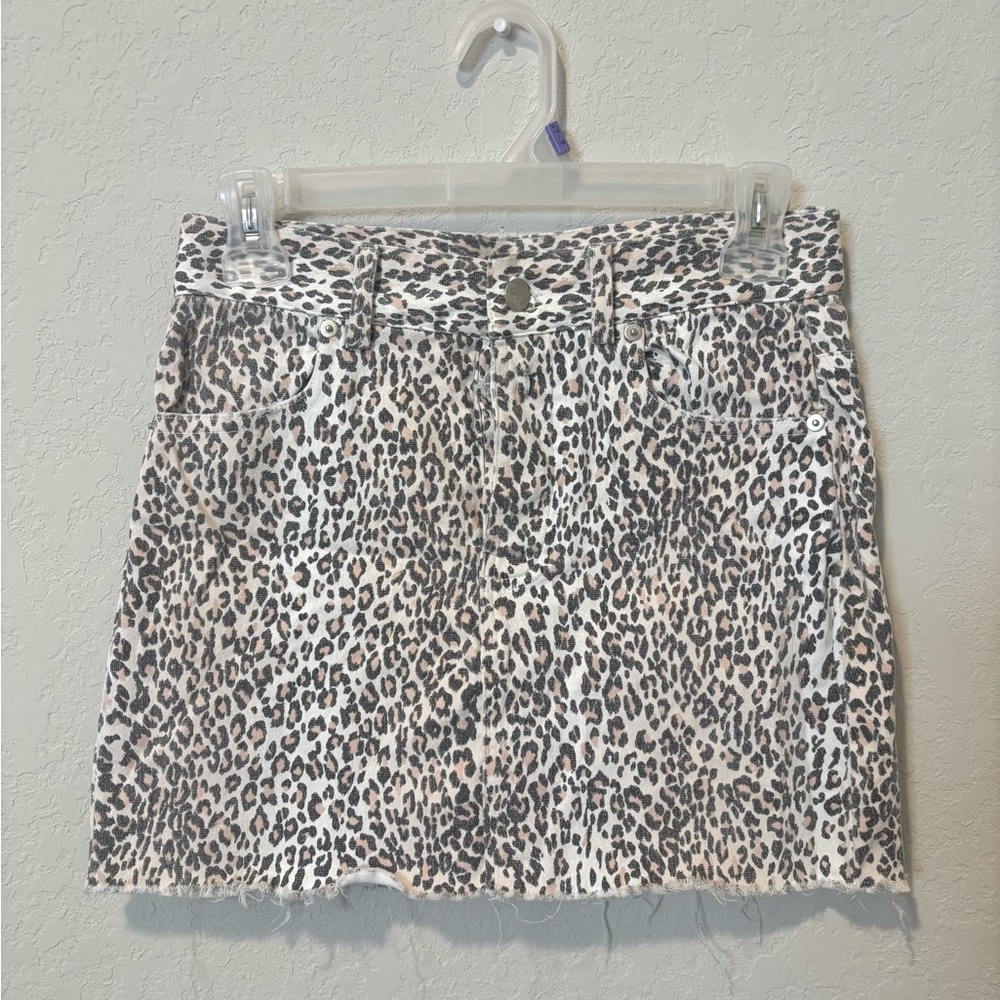 Stylish Animal Print Mini Skirt